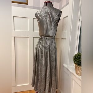 Vintage 90’s Bohemian Gray Sleeveless Dress One Size - Medium
